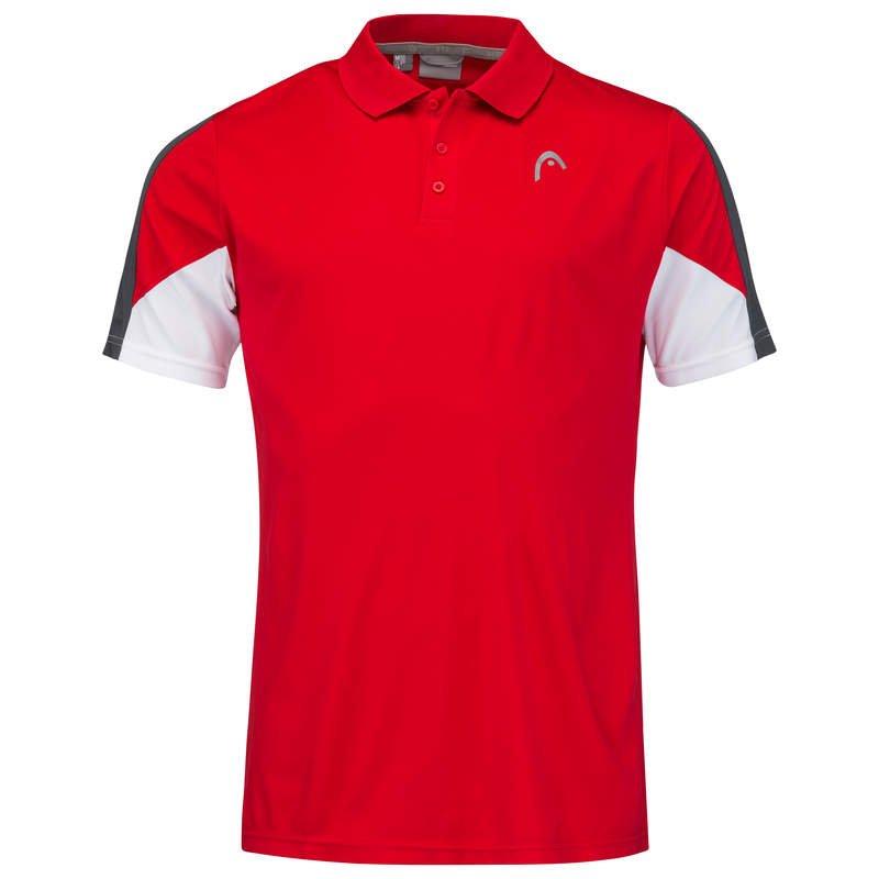 Image of Club Tech Polo Shirt M Herren Rot L