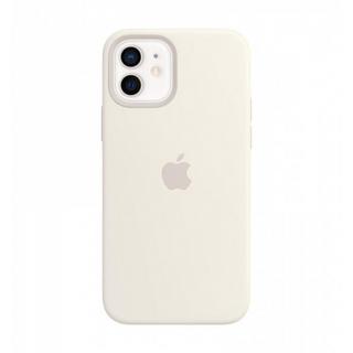 Apple  Custodia MagSafe in silicone per iPhone 12 | 12 Pro - Bianco 