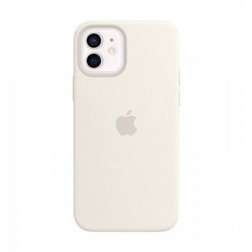 Custodia MagSafe in silicone per iPhone 12 | 12 Pro - Bianco