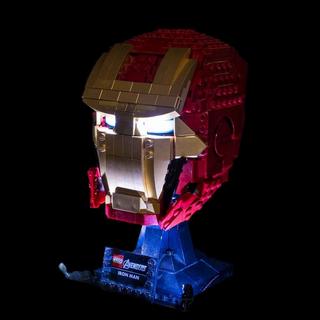 LIGHT MY BRICKS  Light My Bricks LEGO Iron Man Helmet Beleuchtungsset Mehrfarbig 