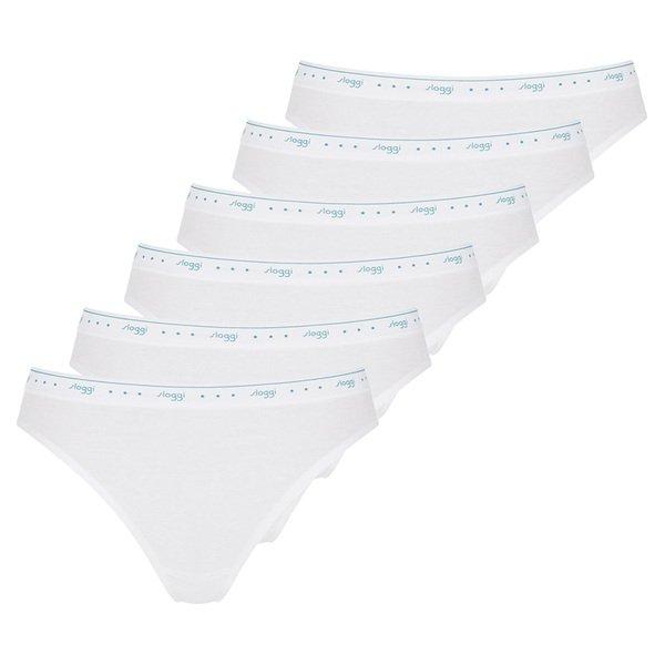 Image of 6er Pack 247 100 - Tai-slip Damen Weiss 3XL