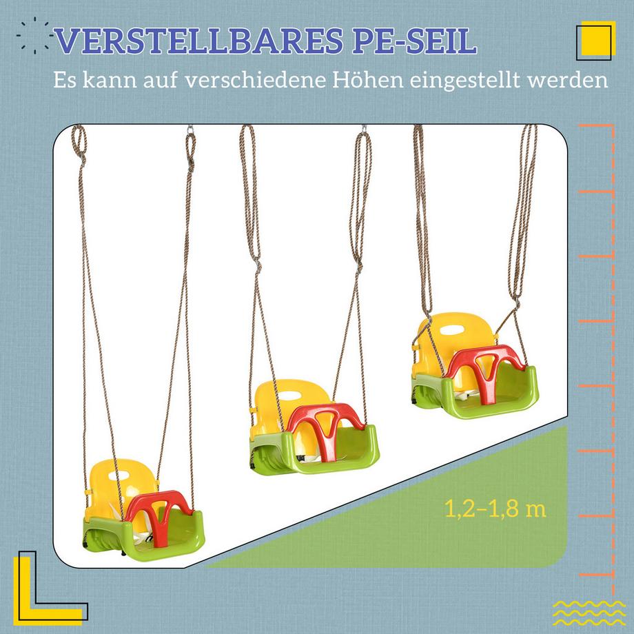 Outsunny Balançoire pour enfants  