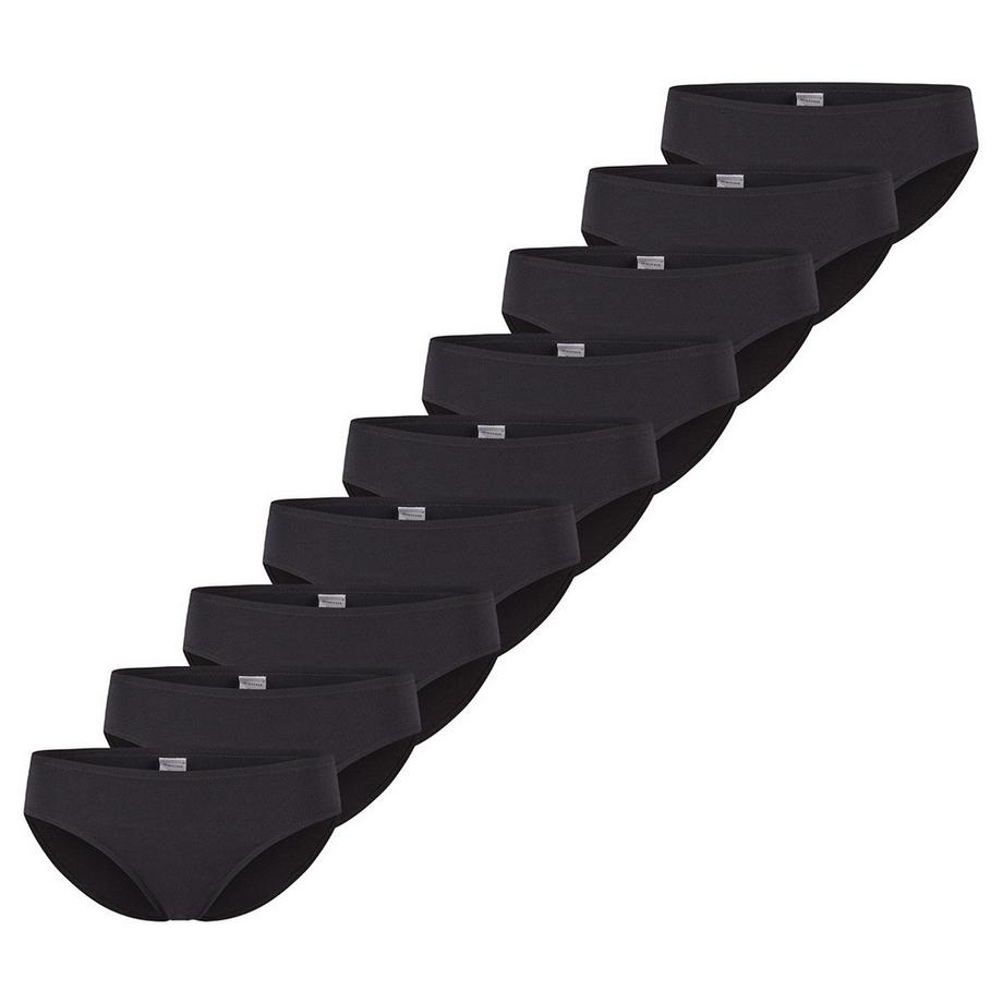 Schiesser Teens Girls 95/5 Coton Bio Lot de 9 Slips  