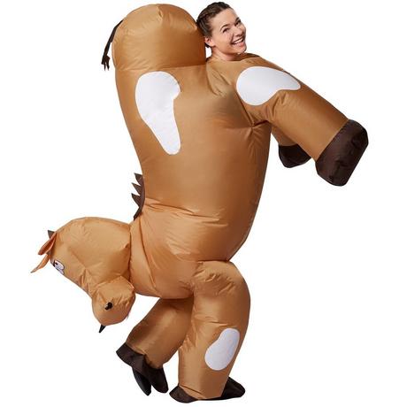 Tectake  Costume de cheval gonflable adulte unisexe 