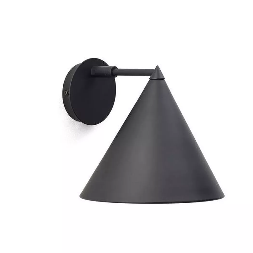 AM.PM – Wandleuchte Moke mit 1 Schirm, One Size, Schwarz