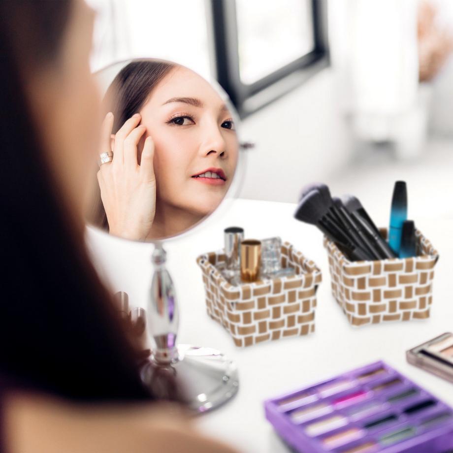 B2X Aufbewahrungskorb 4er Set geflochten  