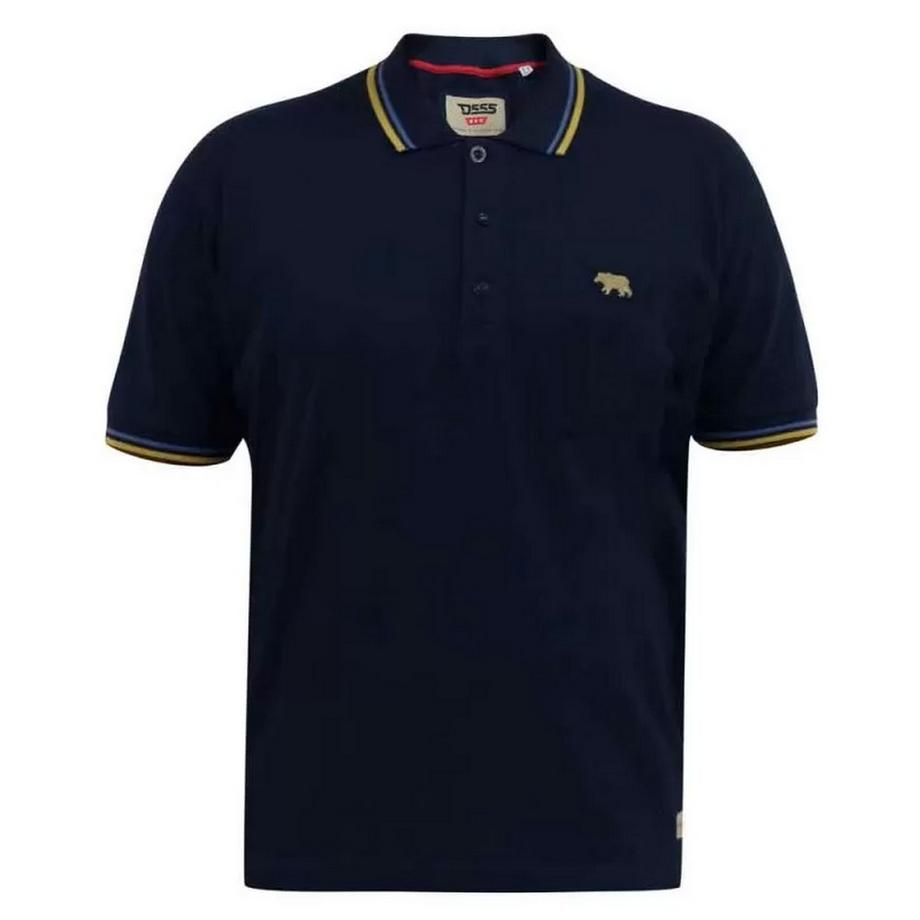 D555 Hamford 1 Poloshirt Gerippter Kragen