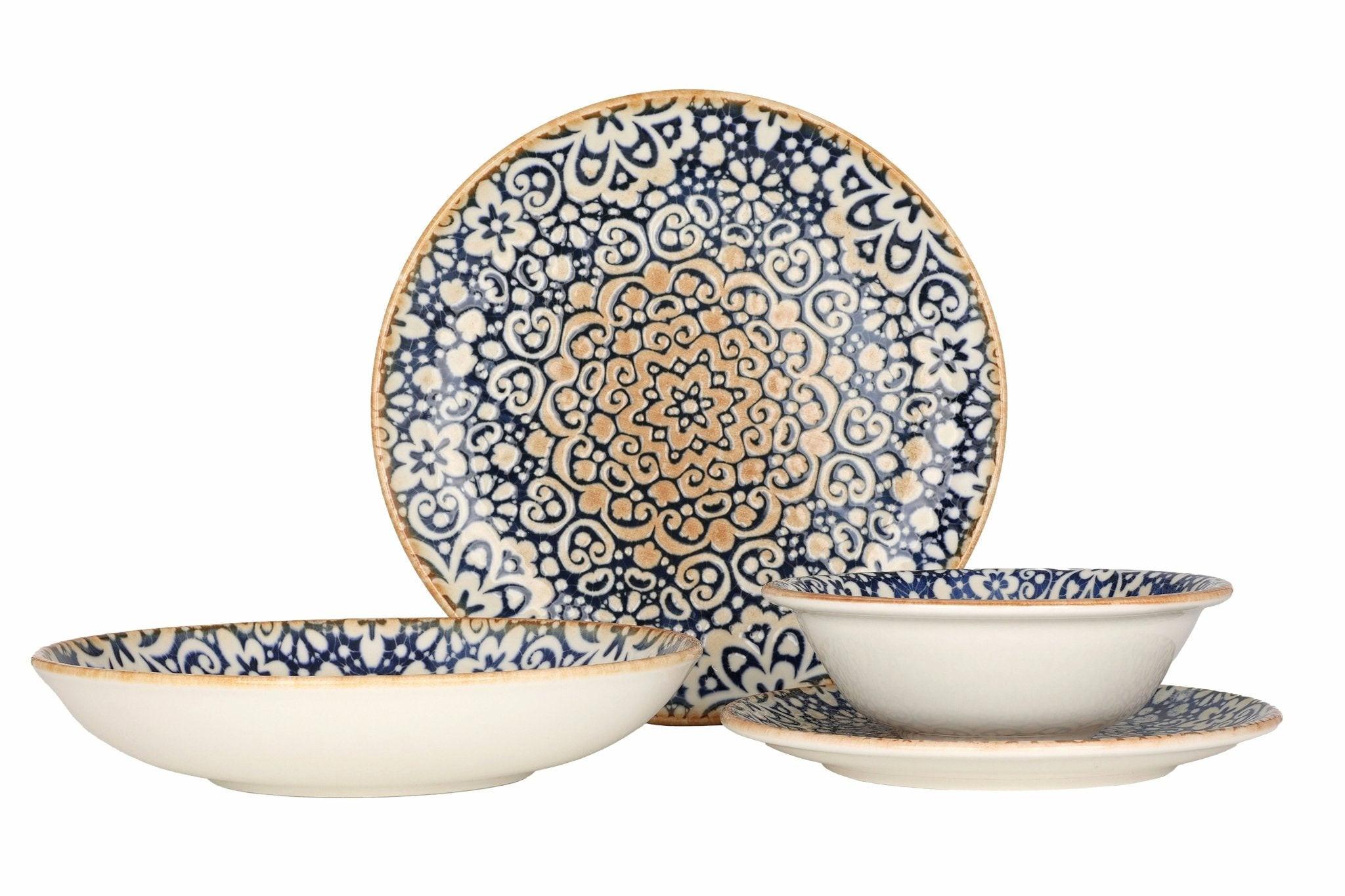 Bonna  Ensembles de vaisselle - Alhambra (Small)  - 24 pièces - 6 Personnes - Porcelaine 