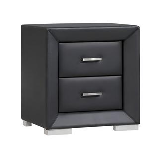 Vente-unique Table de chevet CAPITOLE 2 tiroirs Simili  