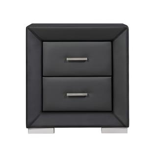 Vente-unique Table de chevet CAPITOLE 2 tiroirs Simili  