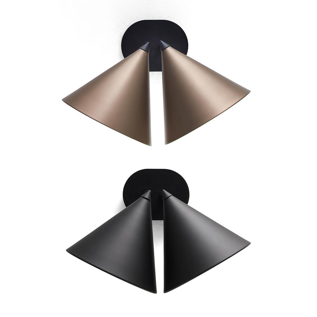 Image of Wandleuchte Moke mit 2 Schirmen Wandleuchte Moke mit 2 Schirmen