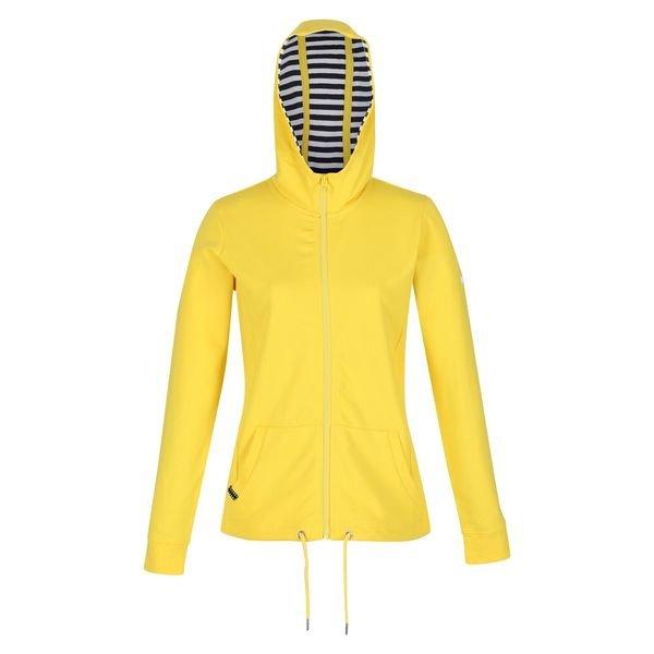 Image of Bayarma Hoodie Mit Durchgehendem Reißverschluss Damen Gelb Bunt 40