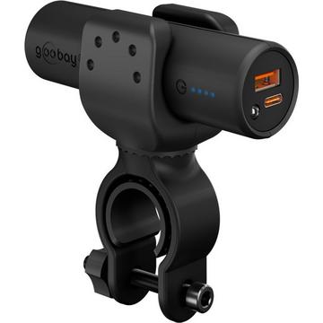 Goobay Powerbank PD für Fahrrad 5000 mAh - Schwarz