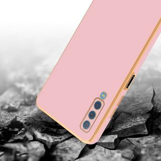 Cadorabo  Housse compatible avec Samsung Galaxy A7 2018 - Coque de protection en silicone TPU flexible et avec protection pour appareil photo 