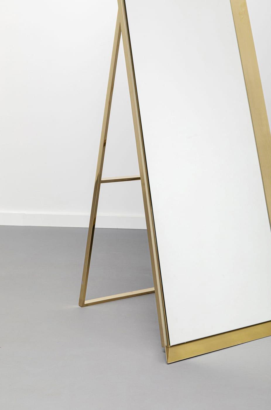 KARE Design Standspiegel Arezzo Brass 53x160  