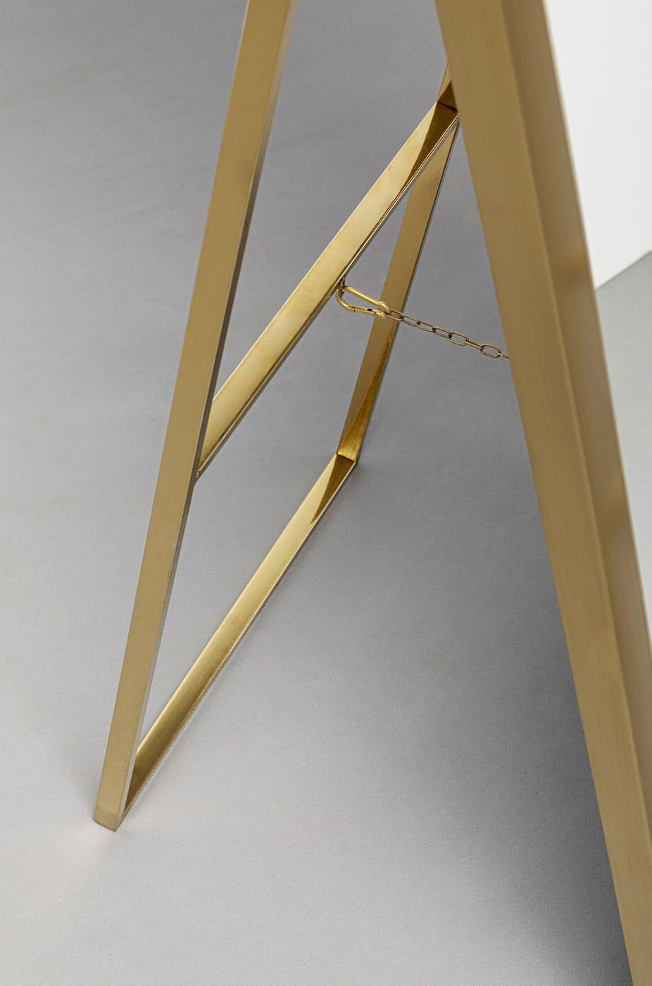 KARE Design Standspiegel Arezzo Brass 53x160  