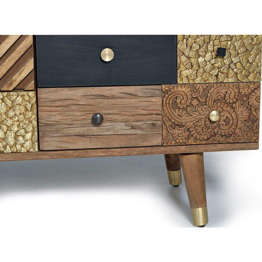 mutoni Sideboard Mumbai Mango coloré 150  