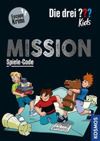 Die drei ??? Kids, Mission Spiele-Code Schiefelbein, Nina; Armbruster, Marco (Illustrationen) Copertina rigida 