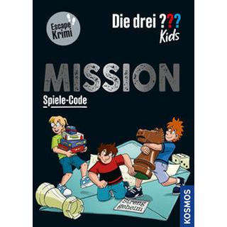 Die drei ??? Kids, Mission Spiele-Code Schiefelbein, Nina; Armbruster, Marco (Illustrationen) Copertina rigida 