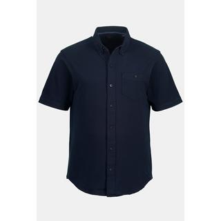 JP1880  Chemise en maille piquée avec technologie FLEXNAMIC®- manches courtes, col en dentelle - Modern Basic Fit 