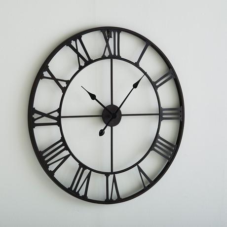 SO'HOME Horloge en métal acier Ø70 cm  