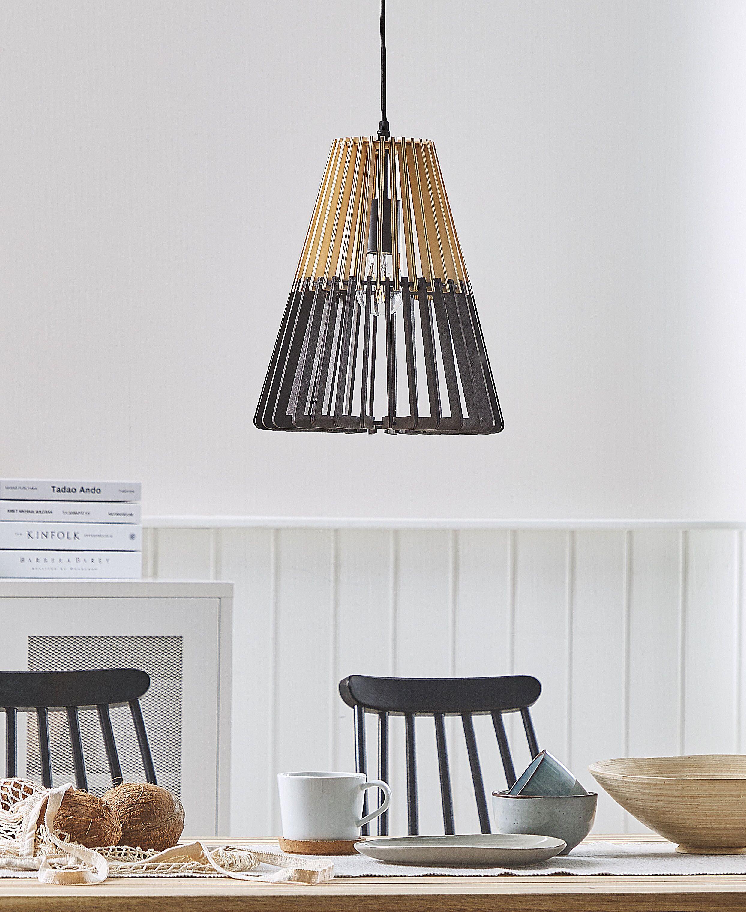 Beliani Lampe suspension en Contreplaqué Boho CAVALLA  