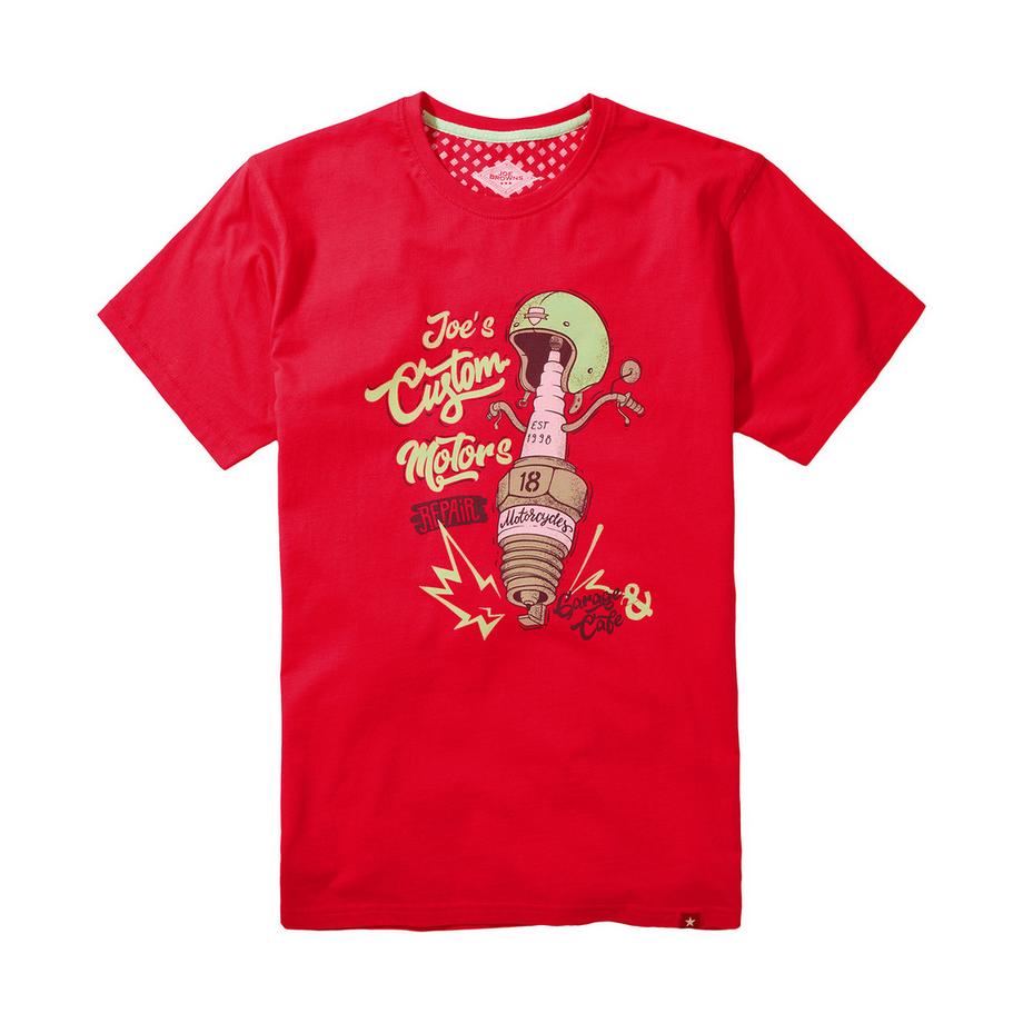 Joe Browns Maglietta Grafica Casco Motore  