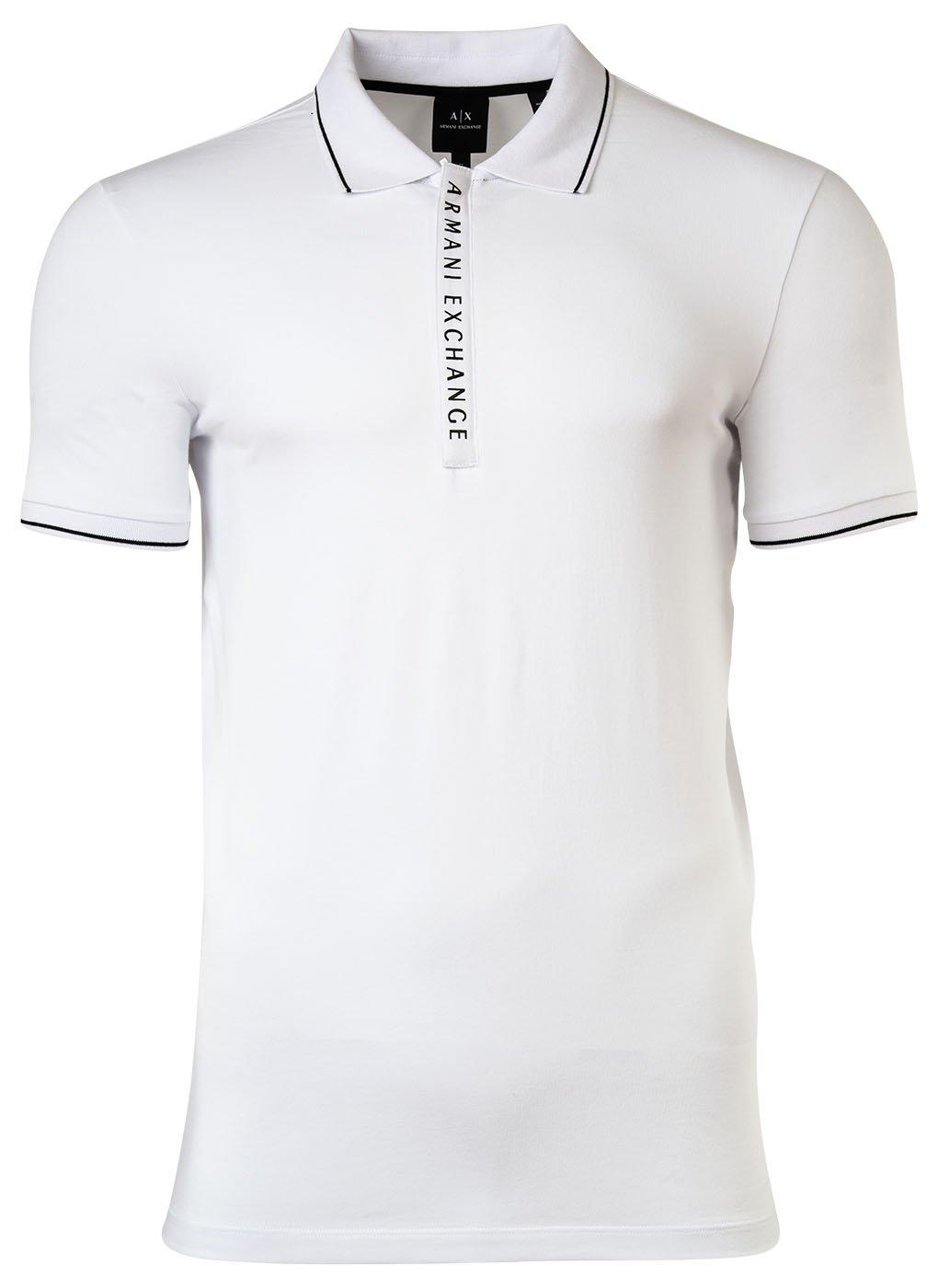 Image of Poloshirt Bequem Sitzend Herren Weiss M