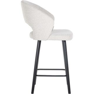 mutoni Tabouret de bar Savoy blanc noir 100  