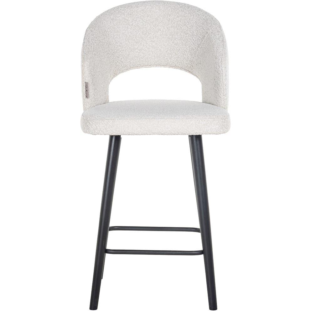 mutoni Tabouret de bar Savoy blanc noir 100  