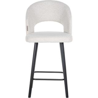 mutoni Tabouret de bar Savoy blanc noir 100  