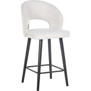 mutoni Tabouret de bar Savoy blanc noir 100  