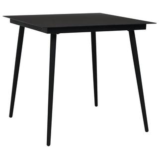 VidaXL Table à manger acier  