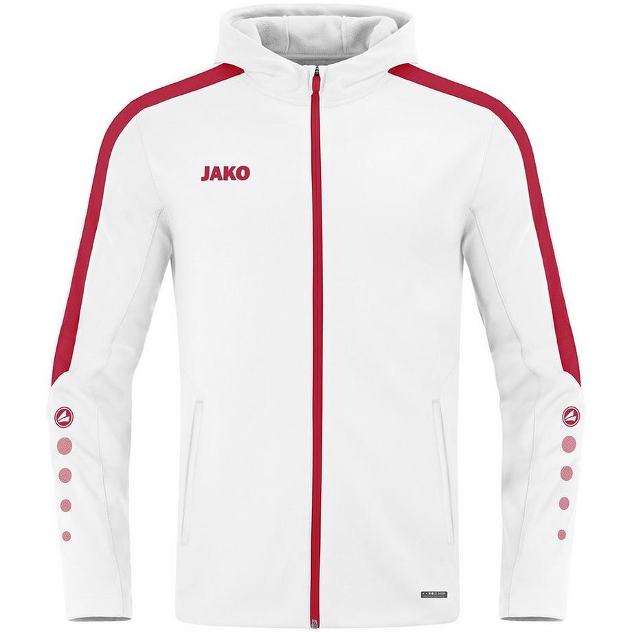 damen-trainingsjacke mit kapuze power