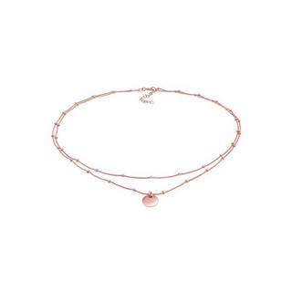 Elli  Halskette Choker Layer Plättchen 