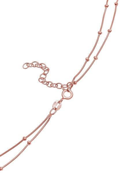 Elli  Halskette Choker Layer Plättchen 