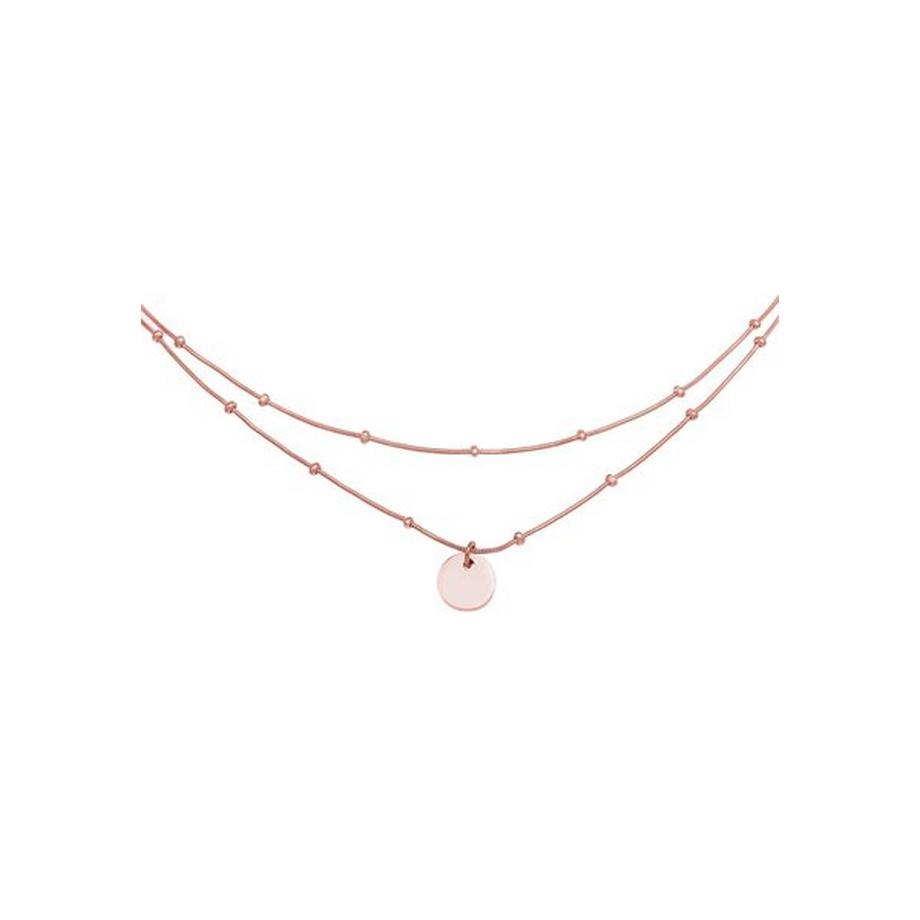 Elli  Halskette Choker Layer Plättchen 