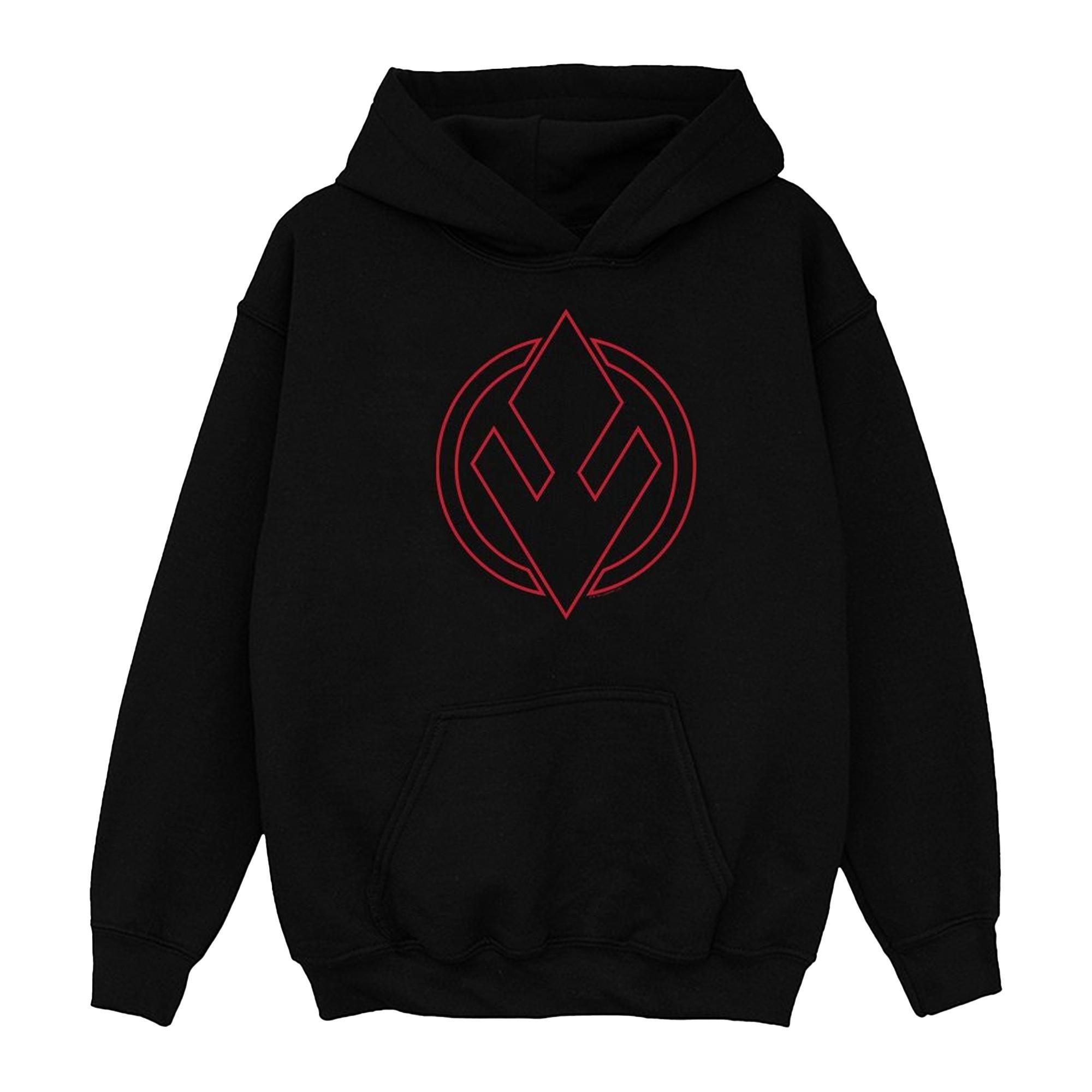 Image of The Rise Of Skywalker Sith Order Insignia Kapuzenpullover Mädchen Schwarz 140/146
