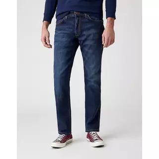 Wrangler Greensboro Jeans Low Stretch, Regular Straight Greensboro Bleu Denim Foncé
