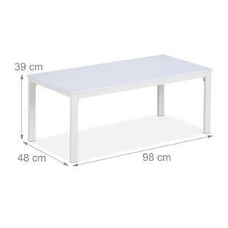 B2X Table de jardin rectangulaire  