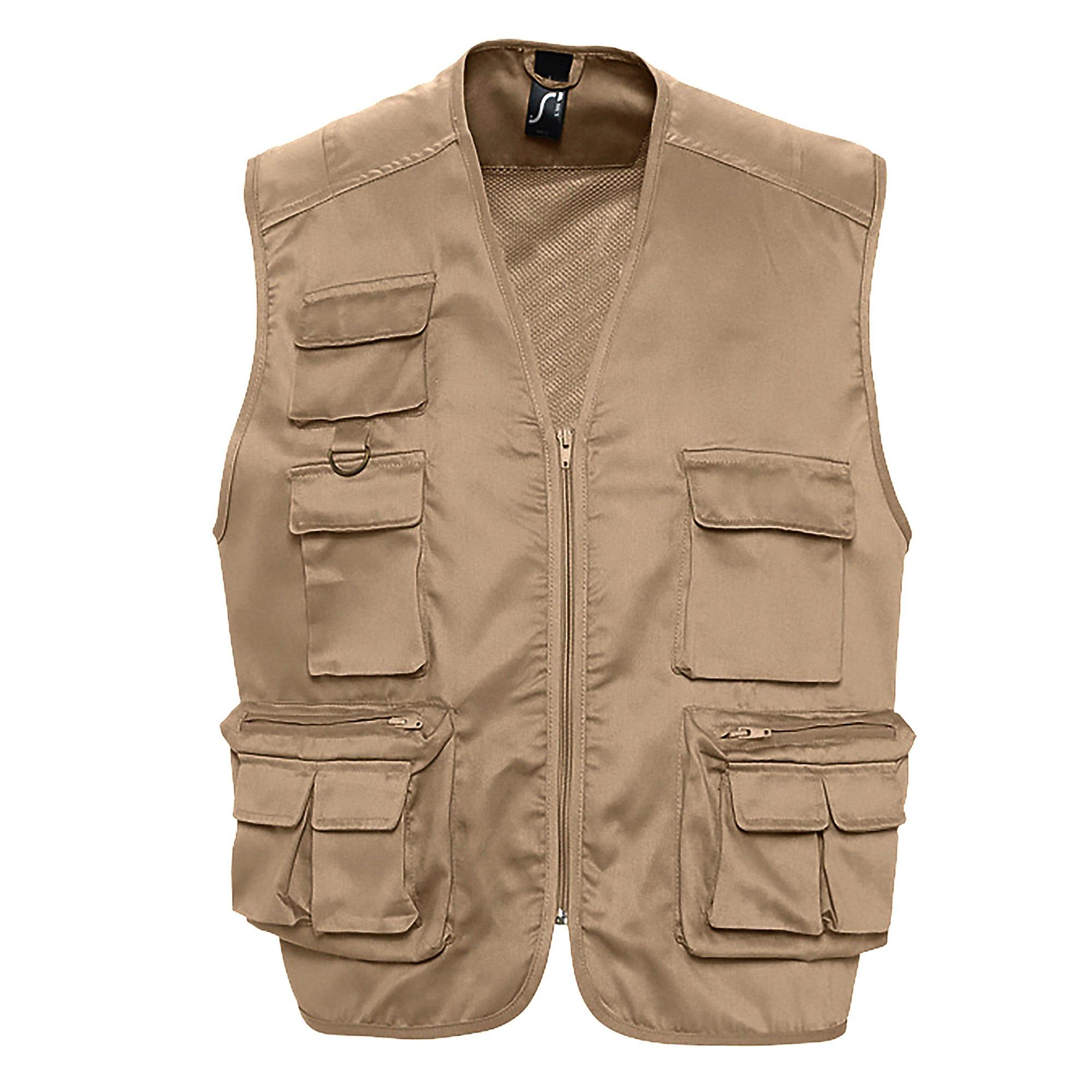 Image of Wild Weste Bodywarmer Mit Reißverschluss Und Taschen Damen Kordel 3XL