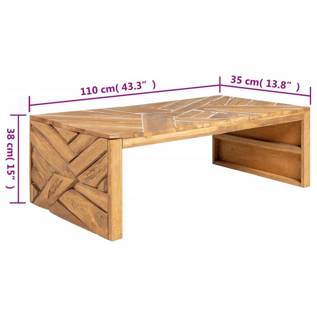 VidaXL Couchtisch teak  