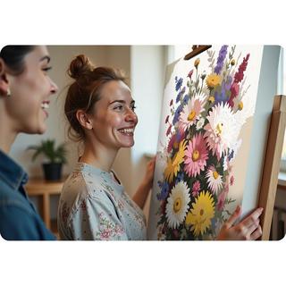 B2X Malen nach Zahlen 40x50 cm Massido Flowers  