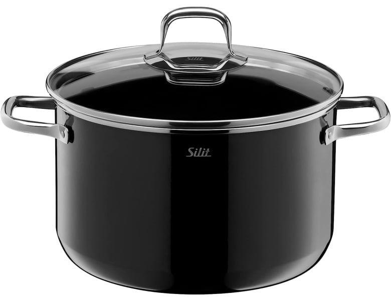 Image of Kochtopf Elegance Line Schwarz (24cm) Kochtopf Elegance Line Schwarz (24cm)