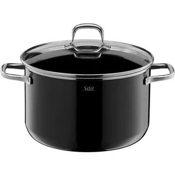 Kochtopf Elegance Line Schwarz (24cm)