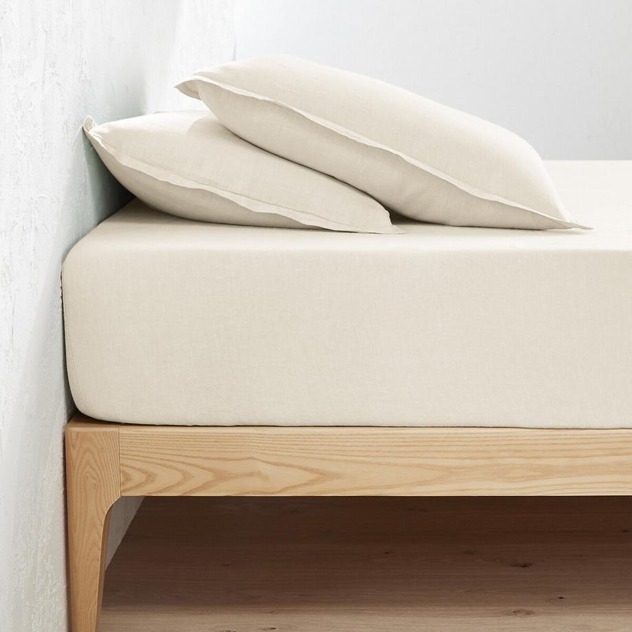 La Redoute Intérieurs Lenzuolo con Angoli Linot Lino Prelavato  