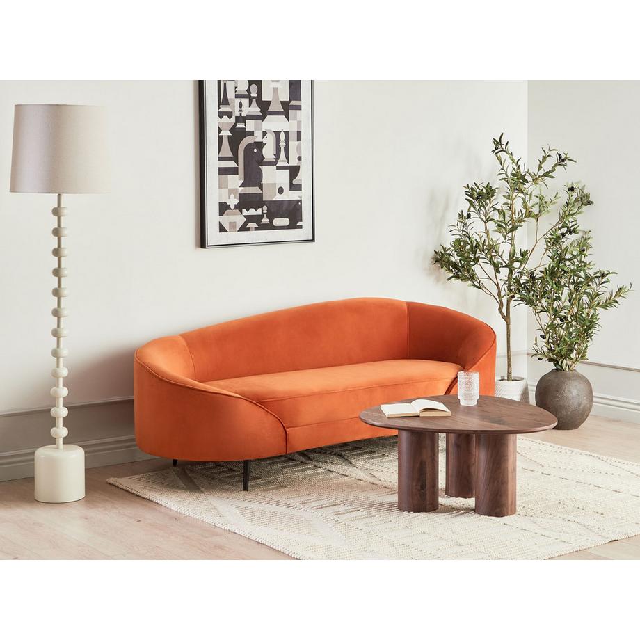Beliani 2 Sitzer Sofa aus Samtstoff  SAVAR  