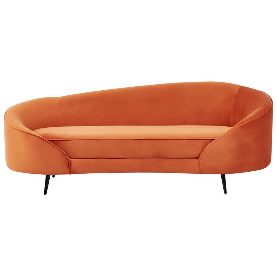 2 Sitzer Sofa aus Samtstoff  SAVAR