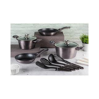 Berlinger Haus Kochgeschirr-Set 10tlg. Metallic Line Carbon Pro Edition  