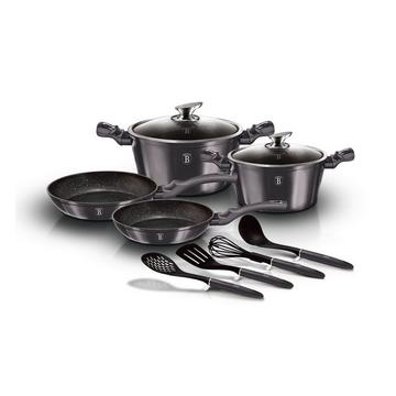 Kochgeschirr-Set 10tlg. Metallic Line Carbon Pro Edition